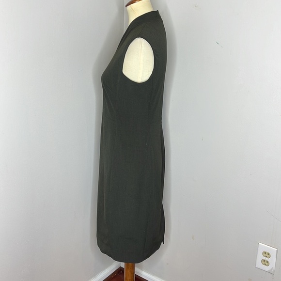 M.M. LaFleur Kale Olive Green Aditi Dress - Picture 4 of 12